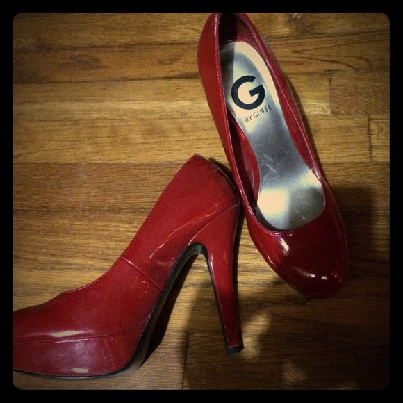 Red Guess heels