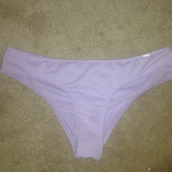 Lavender cheeky hollister swim bottoms