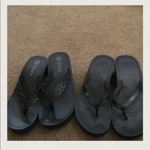 Roxy flip flops
