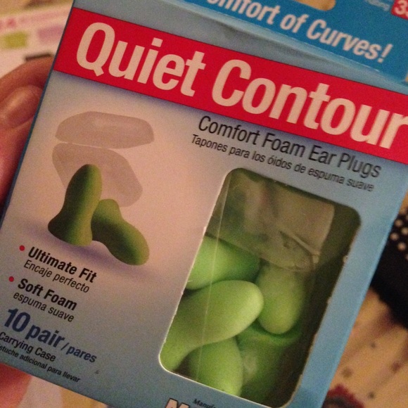 Ear plugs (free with purchase)
