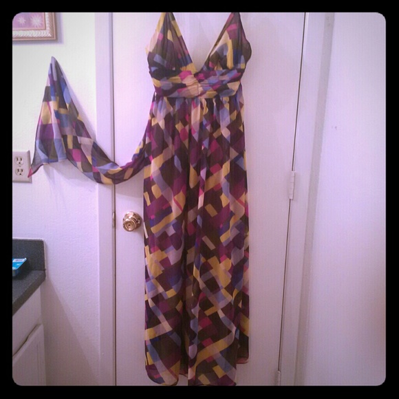 Moda International patterned dress.