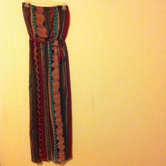 Colorful print maxi dress from Bar III