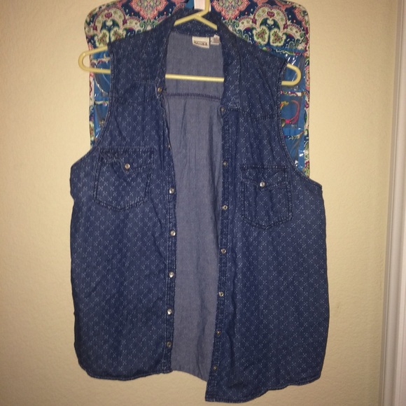 Mudd Denim-Like Vest - Picture 1 of 2