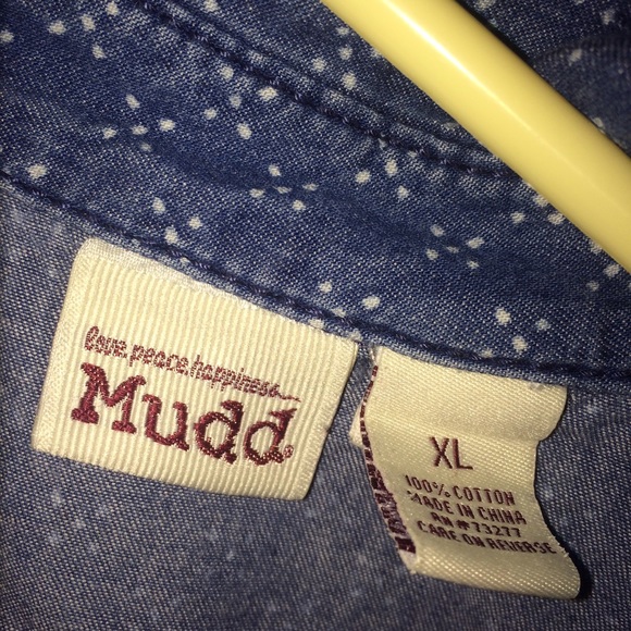 Mudd Denim-Like Vest - Picture 2 of 2