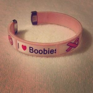 Breast cancer awareness bracelet