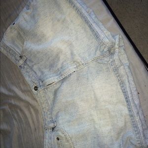 Denim shorts