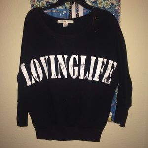 Derek Heart "Loving Life" Sweater