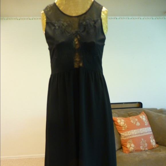 Black High-Low Dress