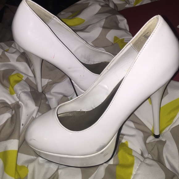 White pumps