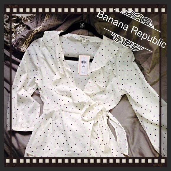 Banana Republic Wrap Blouse