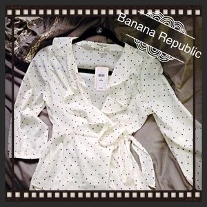 Banana Republic Wrap Blouse