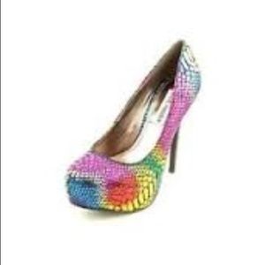 Steve Madden rainbow shoes