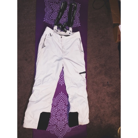 Cream Spyder Ski Pants
