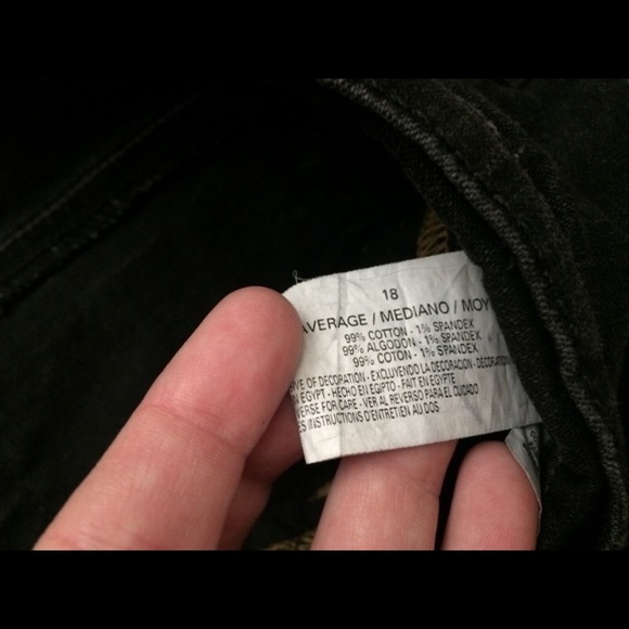 Black Slim Bootcut Jeans - Picture 3 of 4