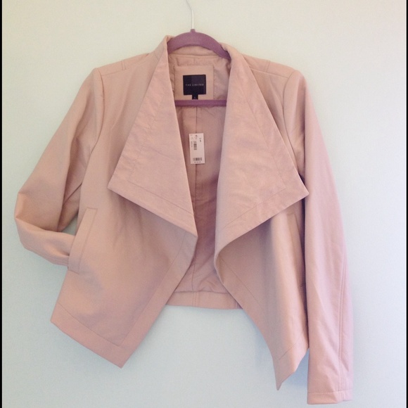 The Limited Light Pink Leather Jacket