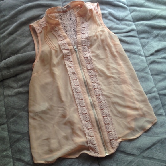 Pink Lace Lolita Tank Top