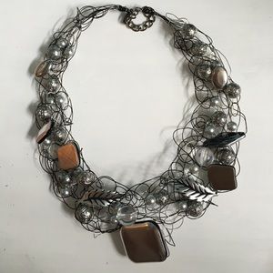 Handmade metal necklace