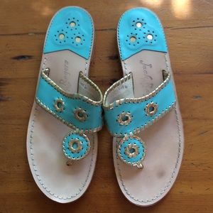 Jack Rogers Navajo Sandals in Caribbean Blue