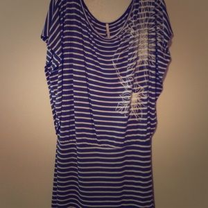 Fitted striped dress