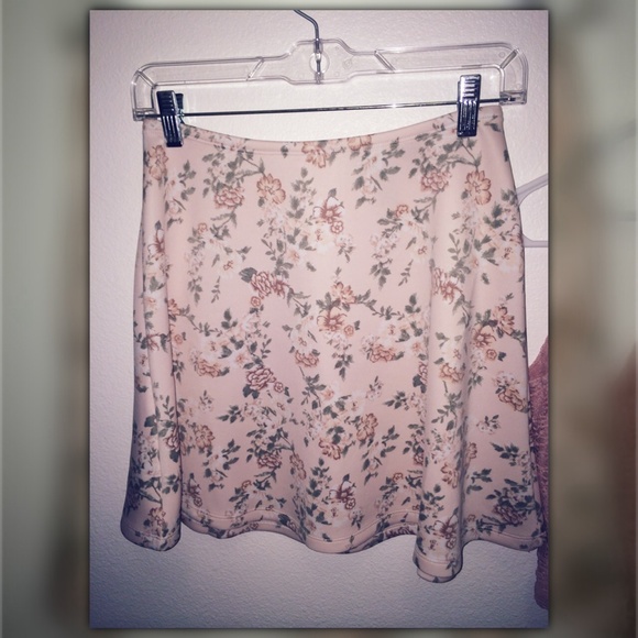Pastel flower skirt