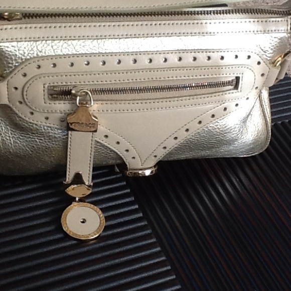 SOLD........VERSACE Small Gold Handbag