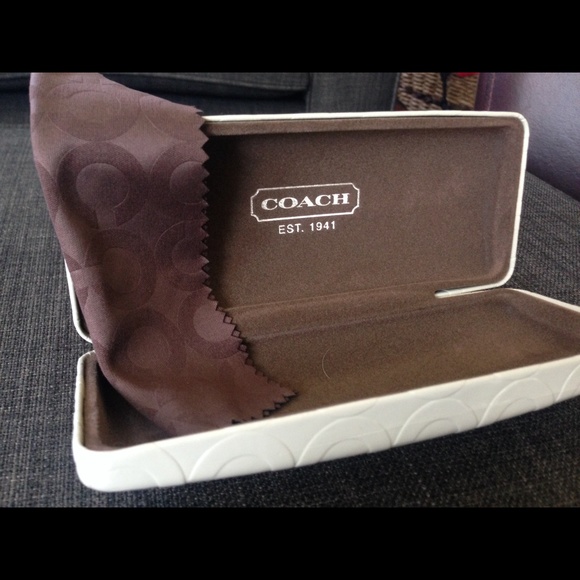 Coach eye glass case