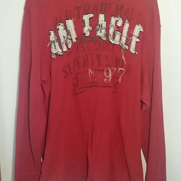 Red American Eagle Long Sleeve