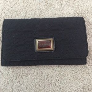 Marc jacobs black large wallet