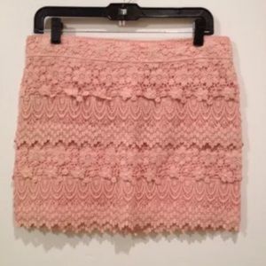 American Eagle Pink lace skirt