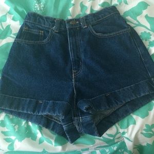 American Apparel High-Waisted Shorts