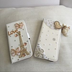 Two iPhone  5 or 5s cases w/ ID credit card holder