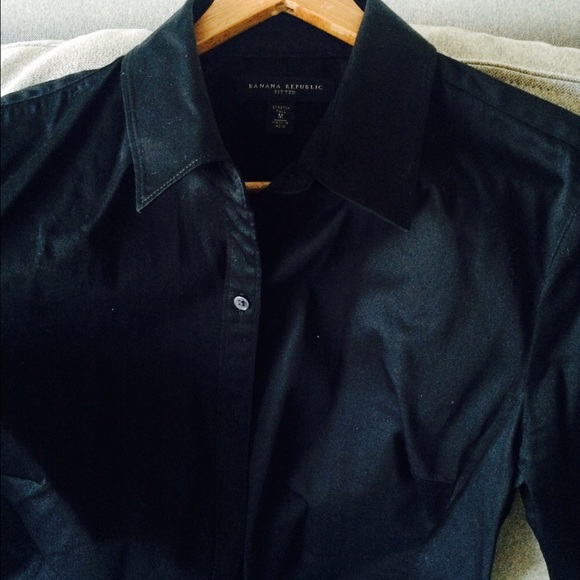 ✨SOLD✨ Black Button Down, Long-sleeved Shirt