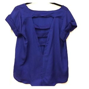 Blue top! Never worn