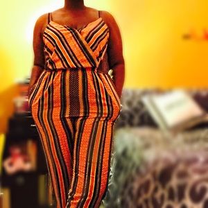 Print Jumpsuit. Size 2x