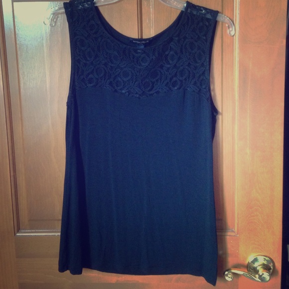 Banana Republic Black Lace Tank