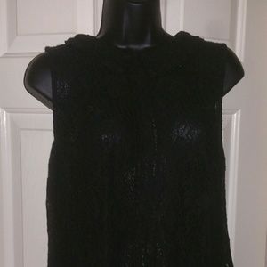 Black lace top