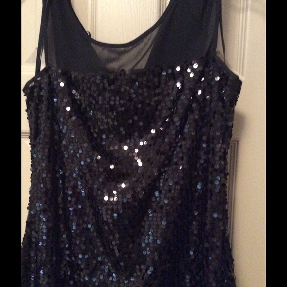 Fully Sequined MaxandCleo Black Dress - Picture 2 of 2