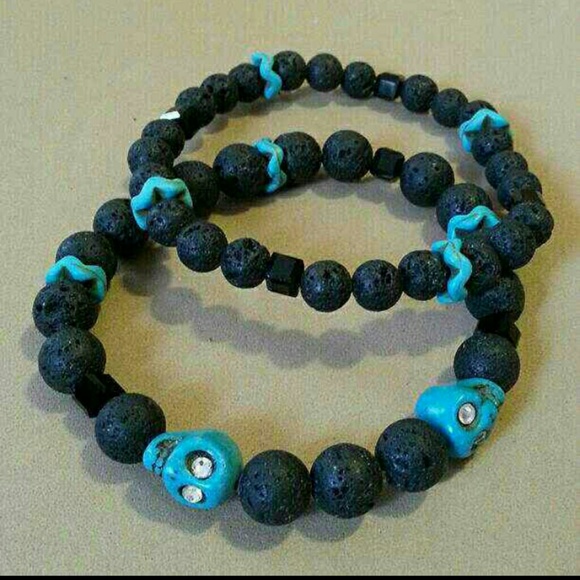 Men's stretch bracelet set