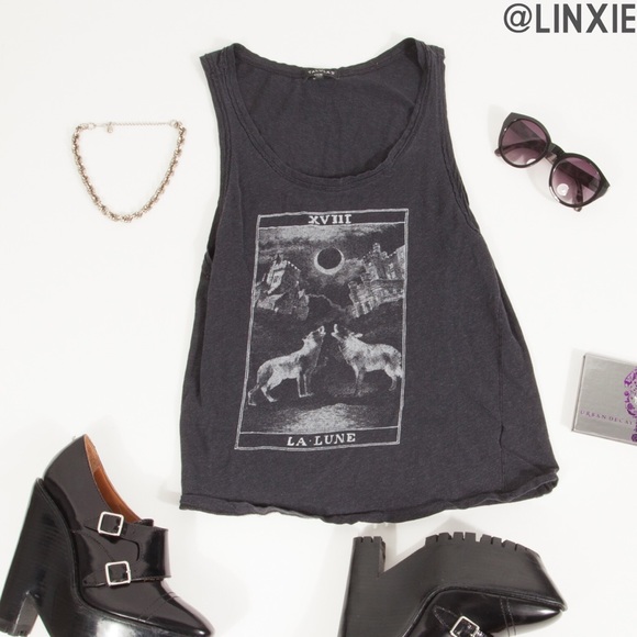 Aritzia Black Wolf Tank Size XS