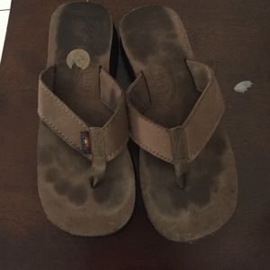 Dark Brown Rainbow sandals
