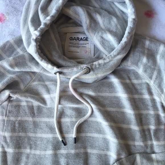 Garage cowl neck hoodie