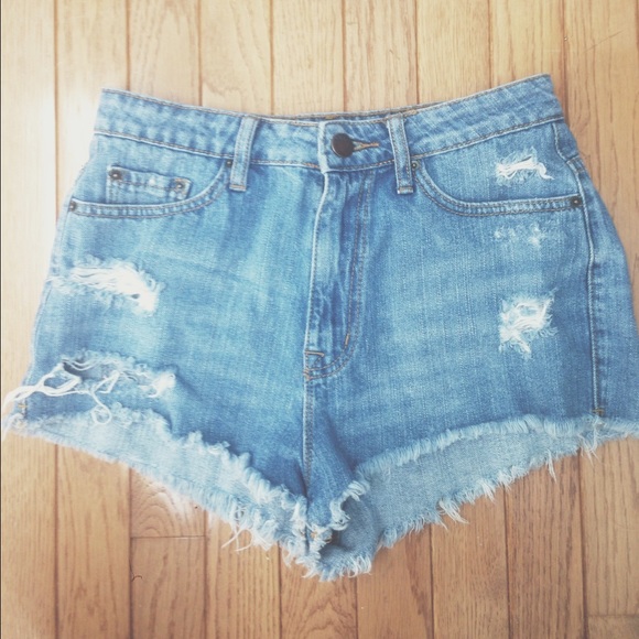 BDG High-Waisted Denim Shorts