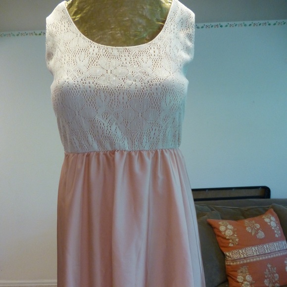 Pink and Cream Dress