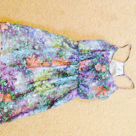 Aero purple summer dress