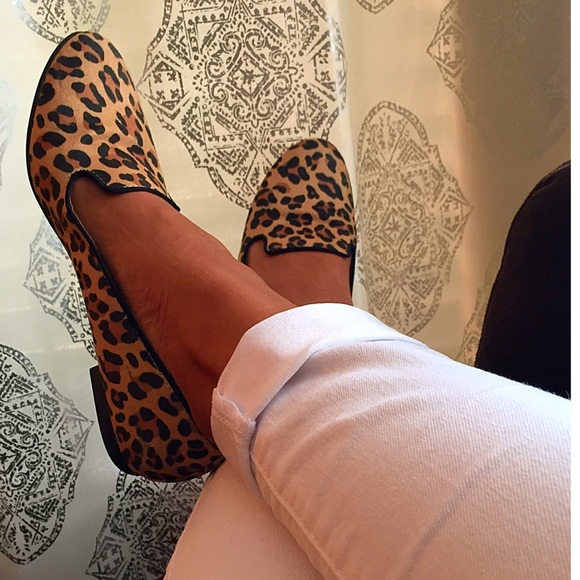 Cheetah print flats