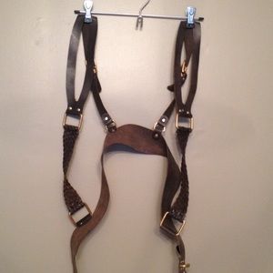 Free people braided leather harness