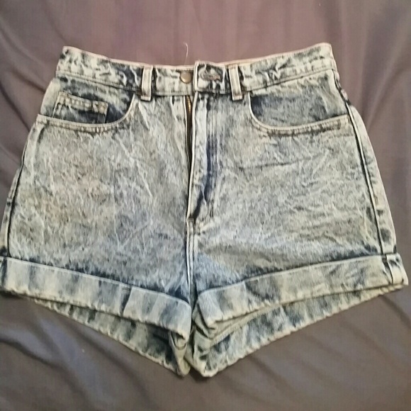American apparel high waist shorts