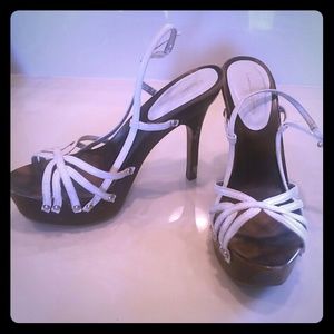 Used summer high heel sandals sz 8