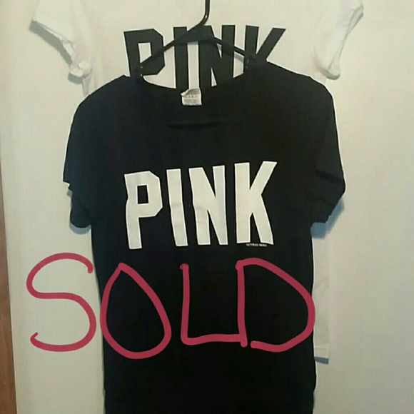 WHITE ONLY Victoria's Secret Pink Tshirt