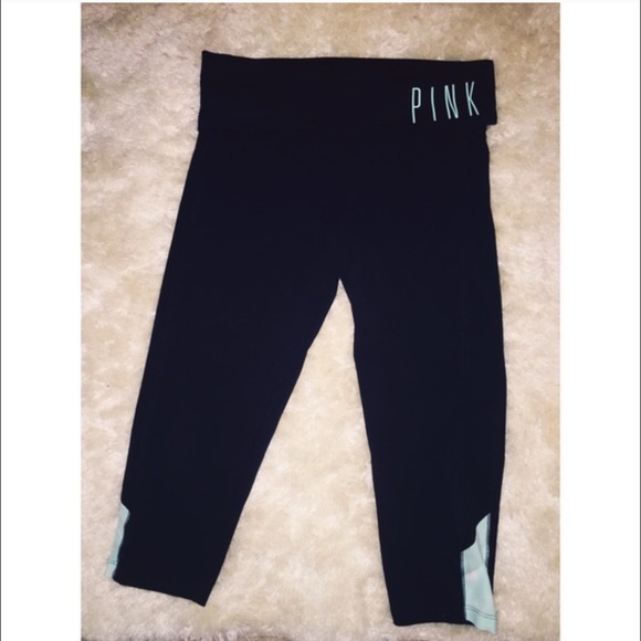 Pink crop leggins